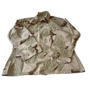 US Air‎ Force Desert Camouflage Combat Coat Jacket Large Regular USAF Military
